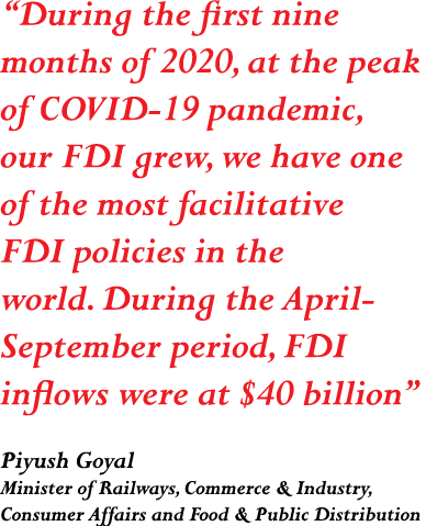  During the first nine months of 2020, at the peak of COVID-19 pandemic, our FDI grew, we have one of the most facili   