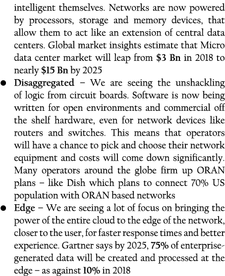 intelligent themselves  Networks are now powered by processors, storage and memory devices, that allow them to act li   