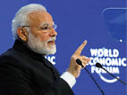 India's Prime Minister Narendra Modi gestures as he speaks at the Opening Plenary during the World Economic Forum (WEF) annual meeting in Davos, Switzerland, January 23, 2018  REUTERS Denis Balibouse