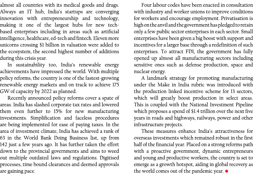 almost all countries with its medical goods and drugs  Always an IT hub, India s startups are converging innovation w   