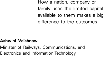 How a nation, company or family uses the limited capital available to them makes a big difference to the outcomes. As...