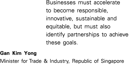 Businesses must accelerate to become responsible, innovative, sustainable and equitable, but must also identify partn...