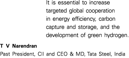 It is essential to increase targeted global cooperation in energy efficiency, carbon capture and storage, and the dev...