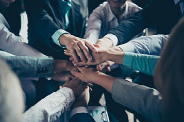 Cropped close-up of hands elegant classy chic stylish trendy professional business people sharks ceo boss chief company management development at work place station