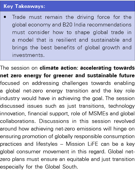  The session on climate action: accelerating towards net zero energy for greener and sustainable future focused on ad...