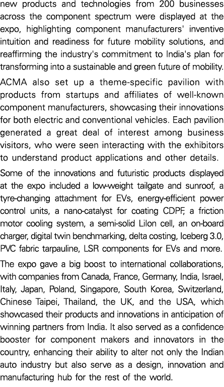 new products and technologies from 200 businesses across the component spectrum were displayed at the expo, highlight...