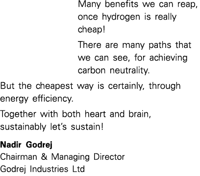 Many benefits we can reap, once hydrogen is really cheap! There are many paths that we can see, for achieving carbon ...