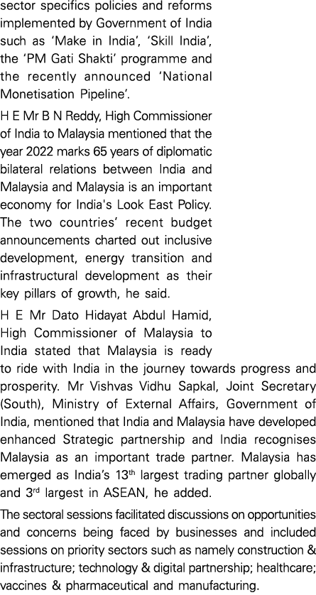sector specifics policies and reforms implemented by Government of India such as  Make in India ,  Skill India , the    