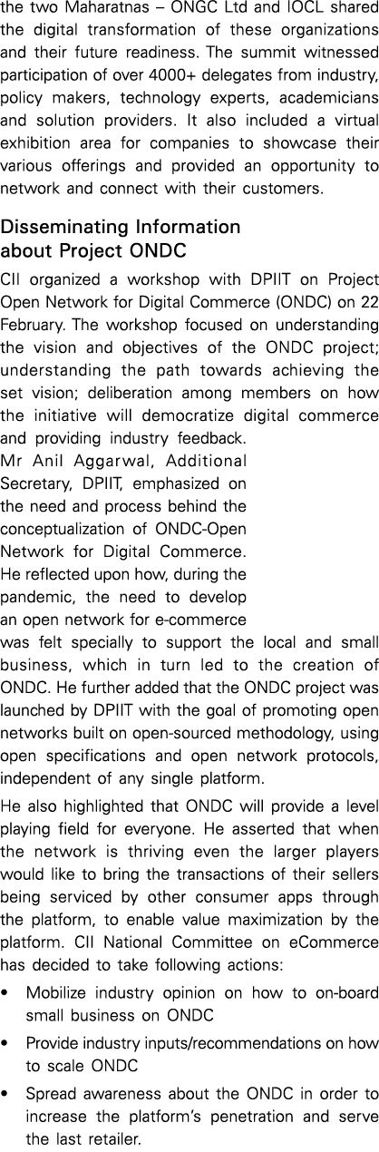 the two Maharatnas   ONGC Ltd and IOCL shared the digital transformation of these organizations and their future read   