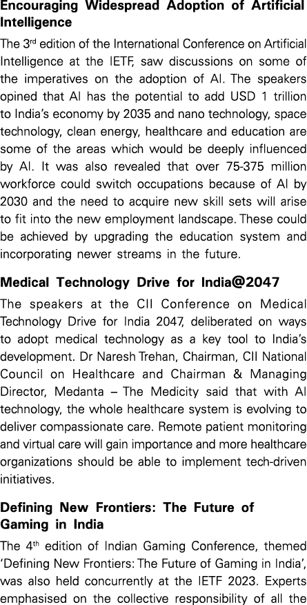 Encouraging Widespread Adoption of Artificial Intelligence The 3rd edition of the International Conference on Artific...