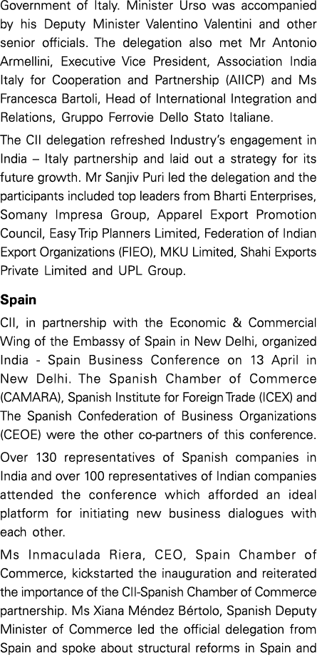 Government of Italy. Minister Urso was accompanied by his Deputy Minister Valentino Valentini and other senior offici...