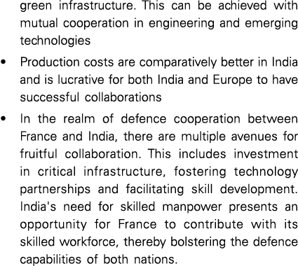 green infrastructure. This can be achieved with mutual cooperation in engineering and emerging technologies • Product...