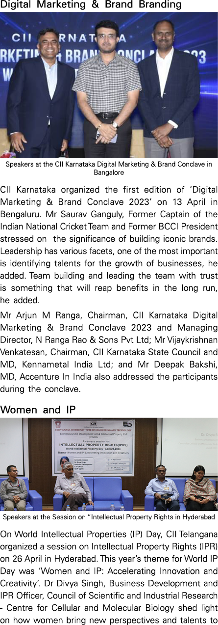 Digital Marketing & Brand Branding ￼ Speakers at the CII Karnataka Digital Marketing & Brand Conclave in Bangalore CI...