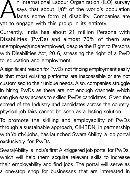 An International Labour Organization (ILO) survey says that about 1 8th of the world s population faces some form of    