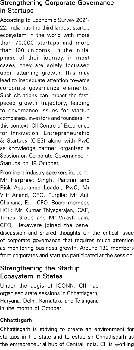 Strengthening Corporate Governance in Startups According to Economic Survey 2021-22, India has the third largest star   