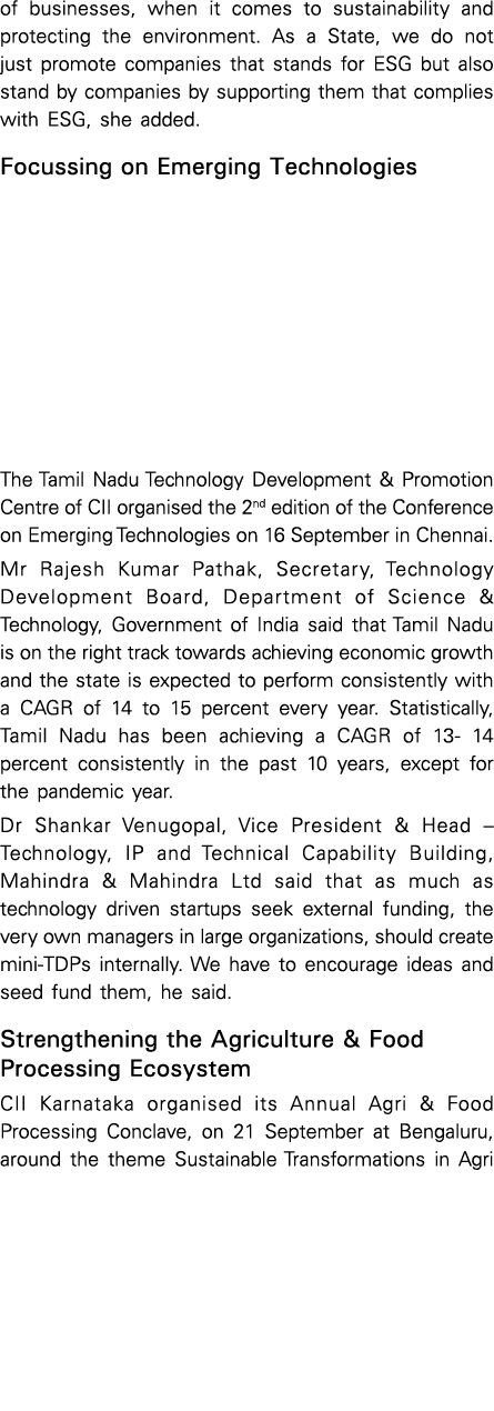 of businesses, when it comes to sustainability and protecting the environment  As a State, we do not just promote com   