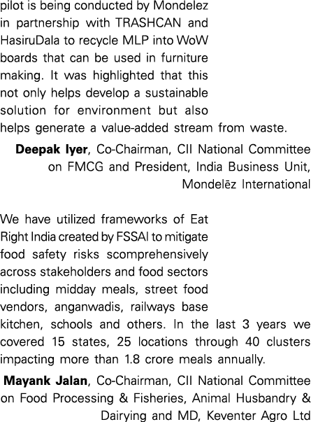 pilot is being conducted by Mondelez in partnership with TRASHCAN and HasiruDala to recycle MLP into WoW boards that    