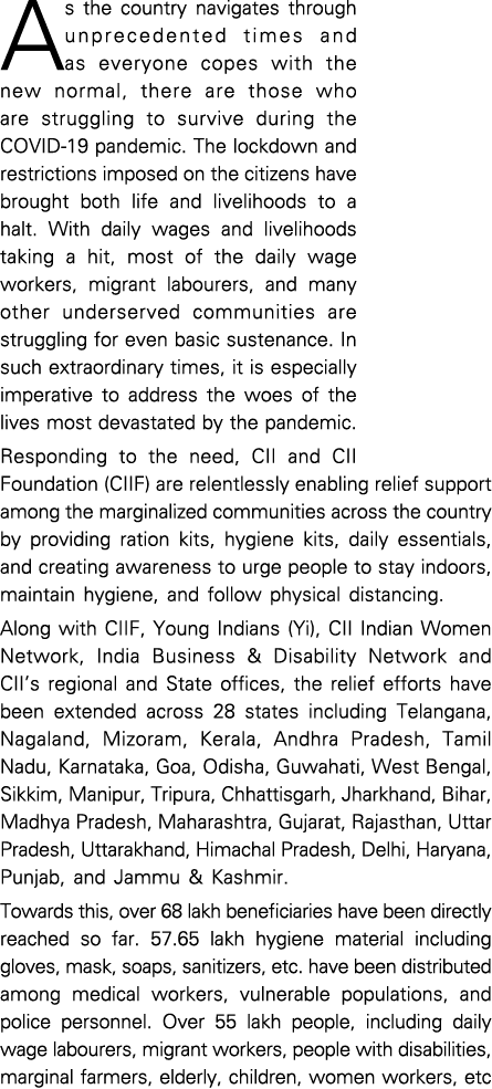 As the country navigates through unprecedented times and as everyone copes with the new normal, there are those who a   