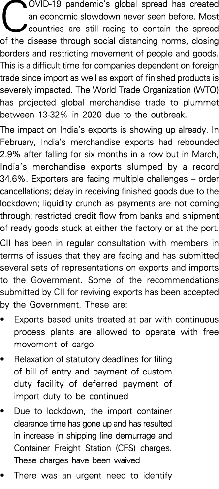 COVID-19 pandemic s global spread has created an economic slowdown never seen before  Most countries are still racing   