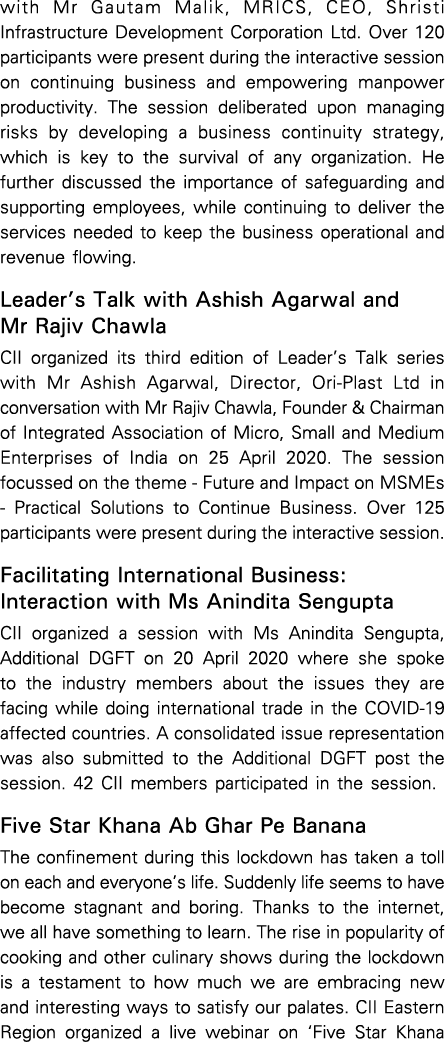 with Mr Gautam Malik, MRICS, CEO, Shristi Infrastructure Development Corporation Ltd  Over 120 participants were pres   