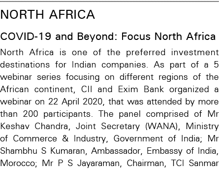 NORTH AFRICA COVID-19 and Beyond: Focus North Africa North Africa is one of the preferred investment destinations for   