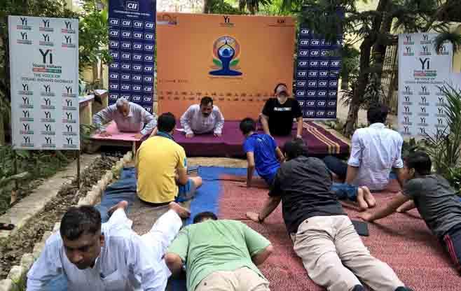 International Day of Yoga celebration