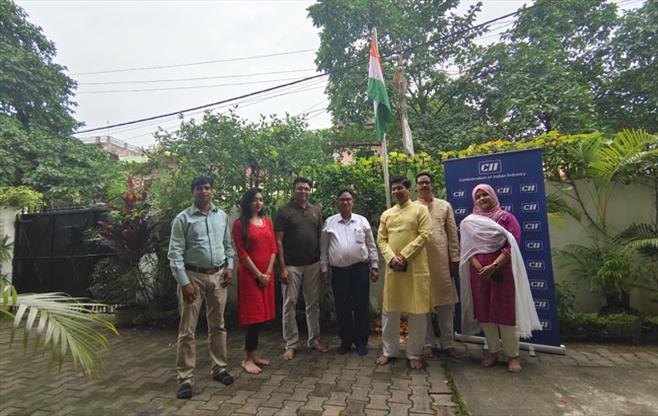 77th Independence Day CII Ranchi Office