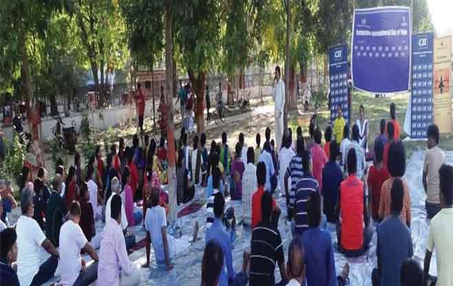 CII Celebrates International Yoga Day